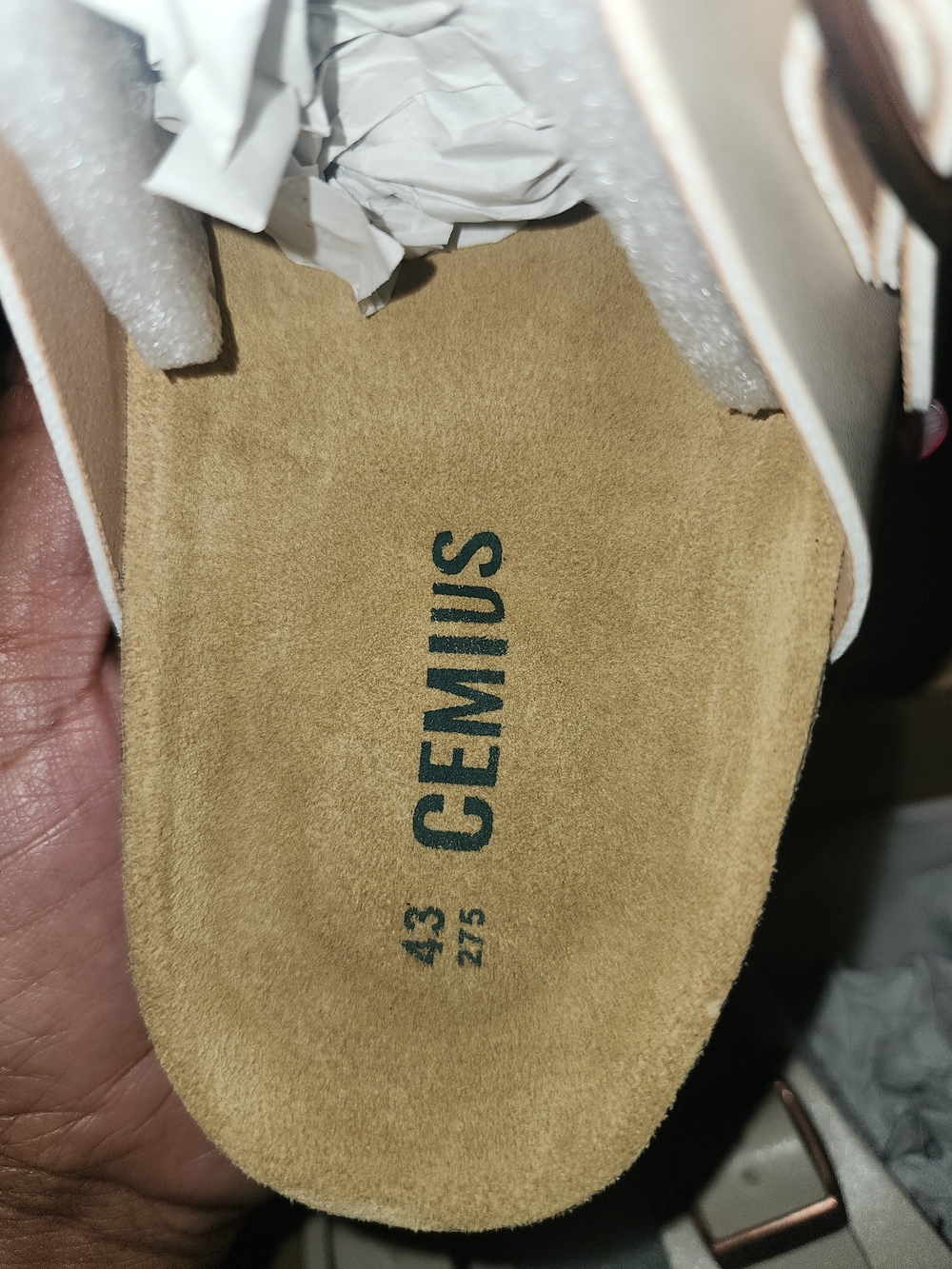 Double-Buckle Woman Slide Sandals - Picture 5 of 5